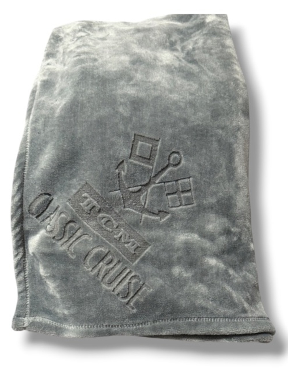 TCM Classic Cruise 2019 Cozy Soft Grey Blanket Throw Turner Classic Movies